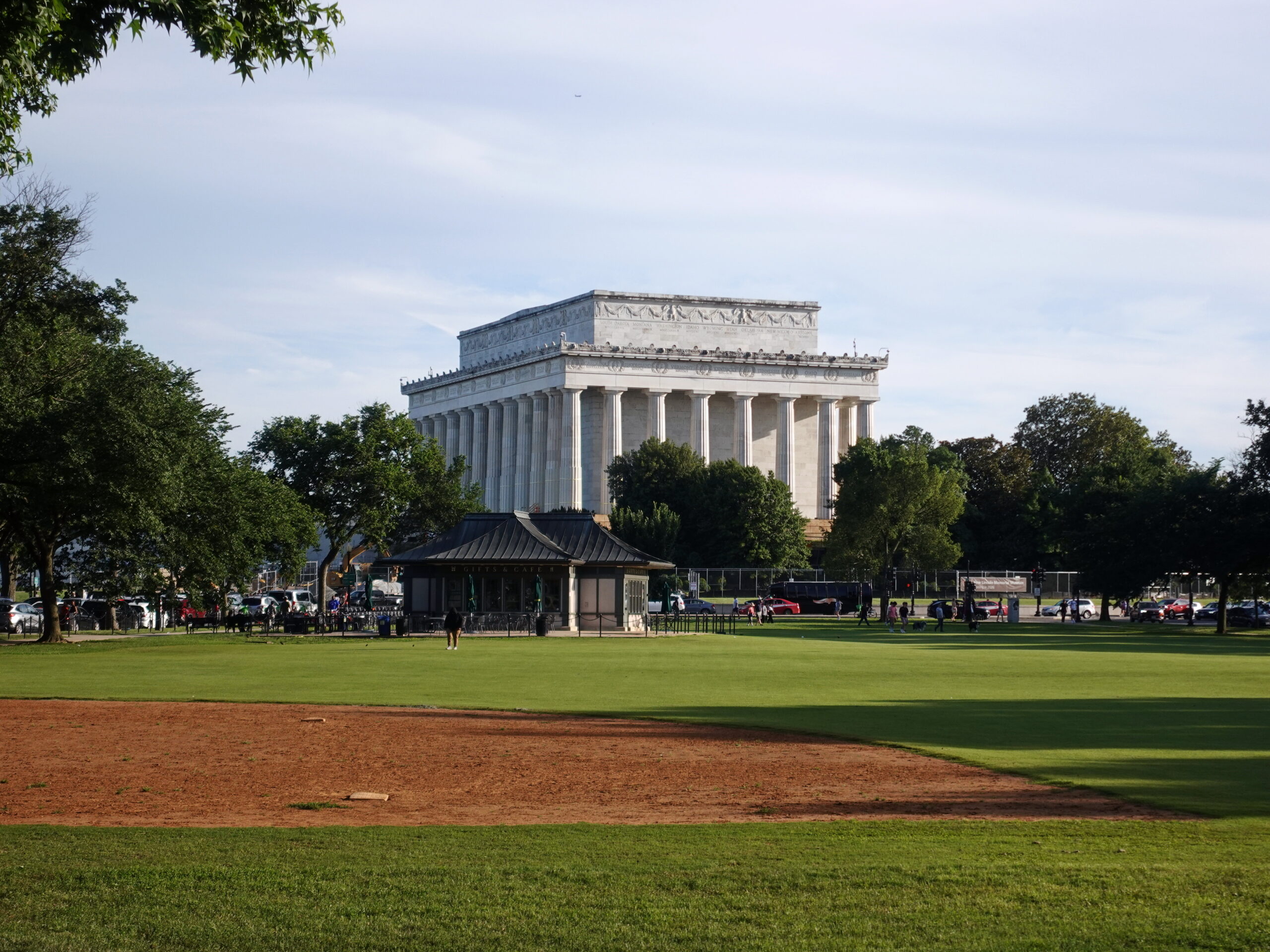 Exterior view of the Lincoln Memorial in Washington, D.C.