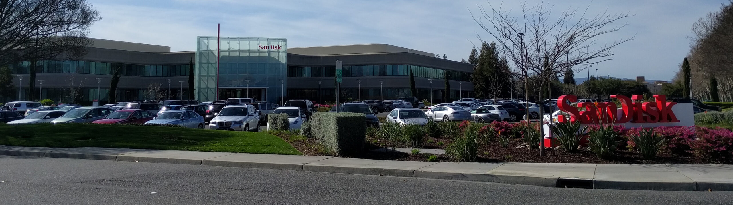 SanDisk's headquarters building in Milpitas, California.