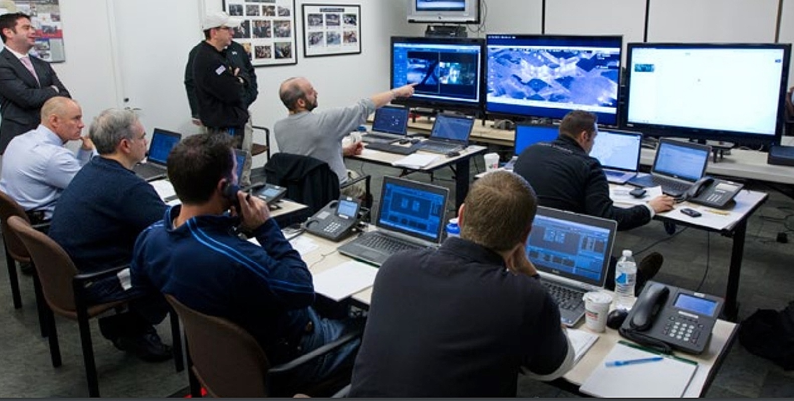 U.S. Secret Service Electronic Crimes Task Force operations room