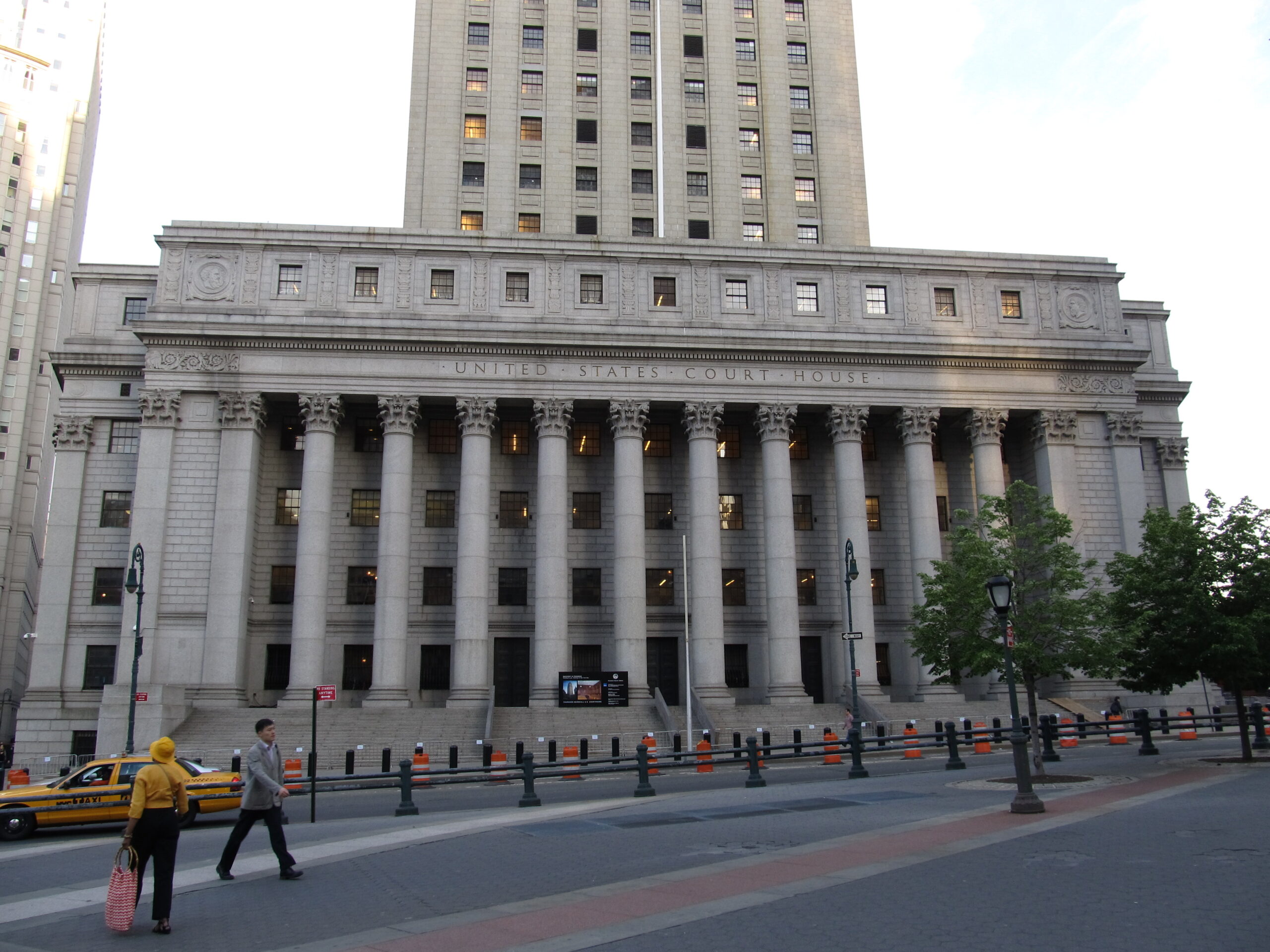 The Thurgood Marshall United States Courthouse in Manhattan, home of the U.S. District Court for the Southern District of New York