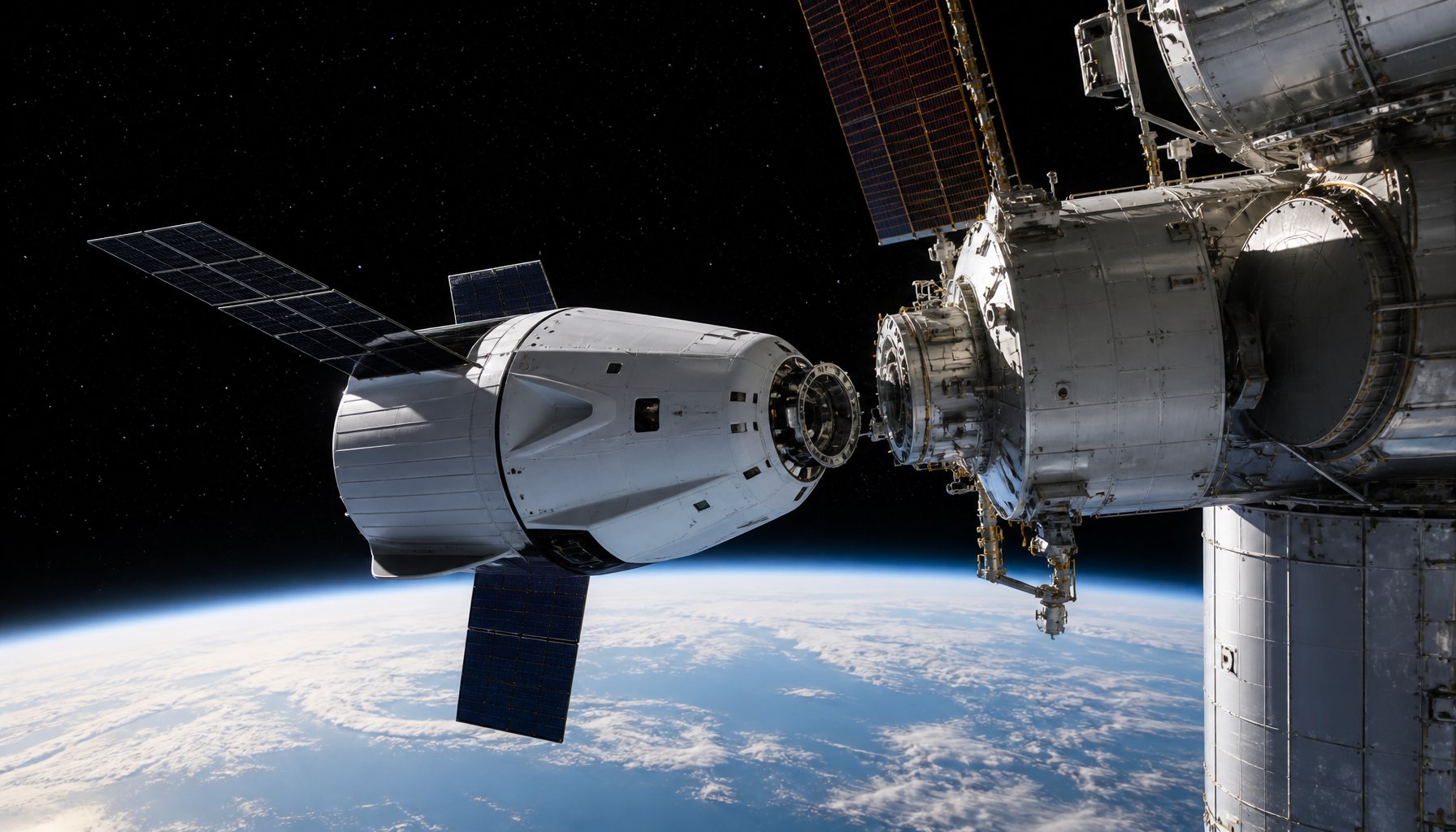 AI-generated illustration: NASA Delays SpaceX's Crew-13 Launch to the Space Station After a Dragon Oxidizer Leak, With No New Date Set
