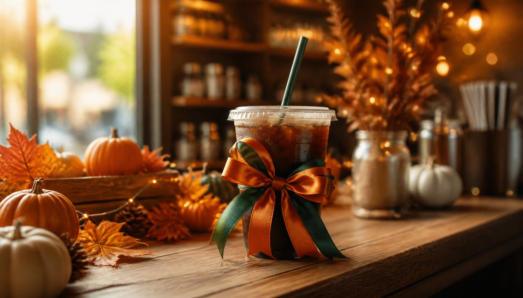 AI-generated illustration: Starbucks and Peanuts Launch a 10-Item 'Great Pumpkin' Collection Sept. 15, With a Two-Cup Limit on the Snoopy Cold Cup