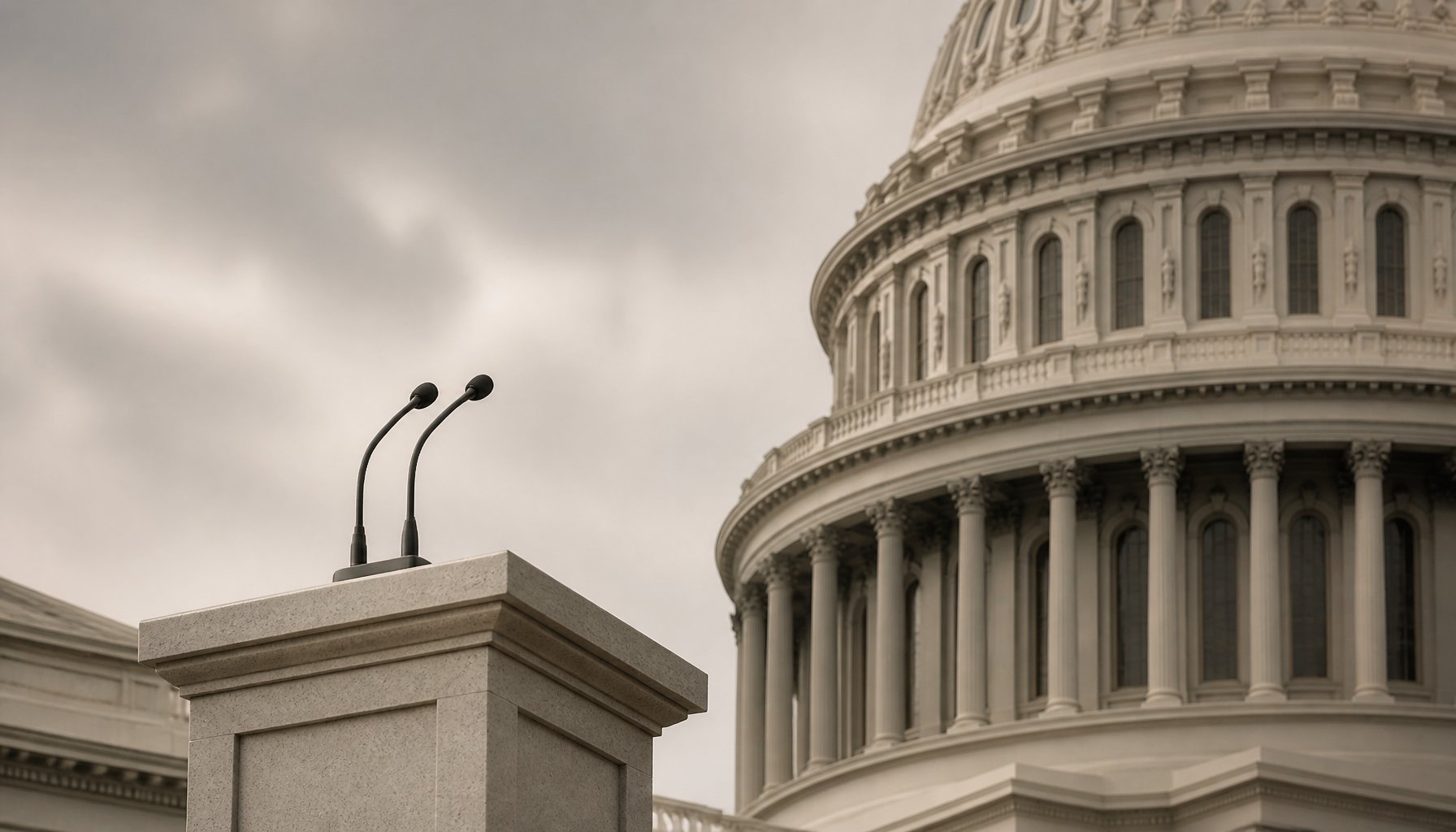 AI-generated illustration: capitol